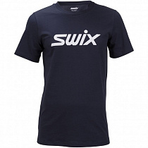 Футболка SWIX Big Logo T-Short Dark navy M муж.
