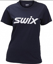 Футболка SWIX Big Logo T-Short Dark navy W жен.