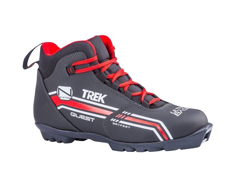 Ботинки лыжные TREK QUEST 2 NNN чернкрасн 2.11-01.M.N