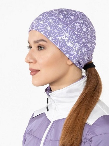 Шапка Moax Tista Pony Tail с отверстием лаванда