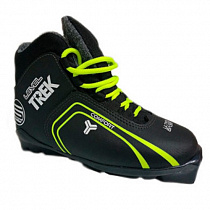 Ботинки лыжные TREK LEVEL 1 NNN черн/лайм 1.11-06.M.N